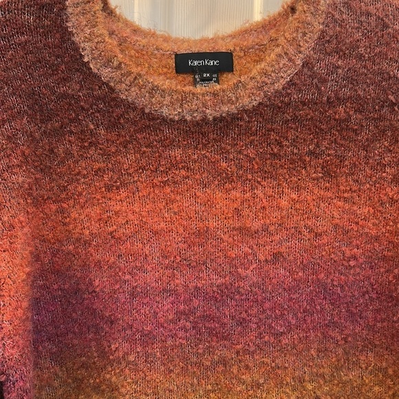 KAREN KANE Ombré Boucle Sweater - Picture 9 of 11